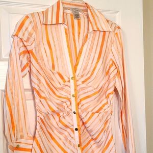 Cache snap button blouse